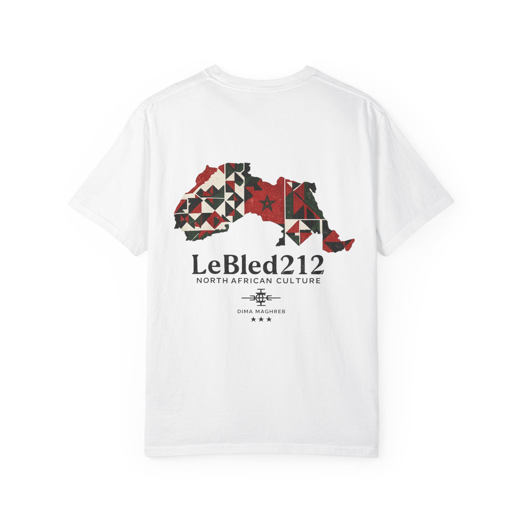 LeBled 212 Morocco Map T-Shirt