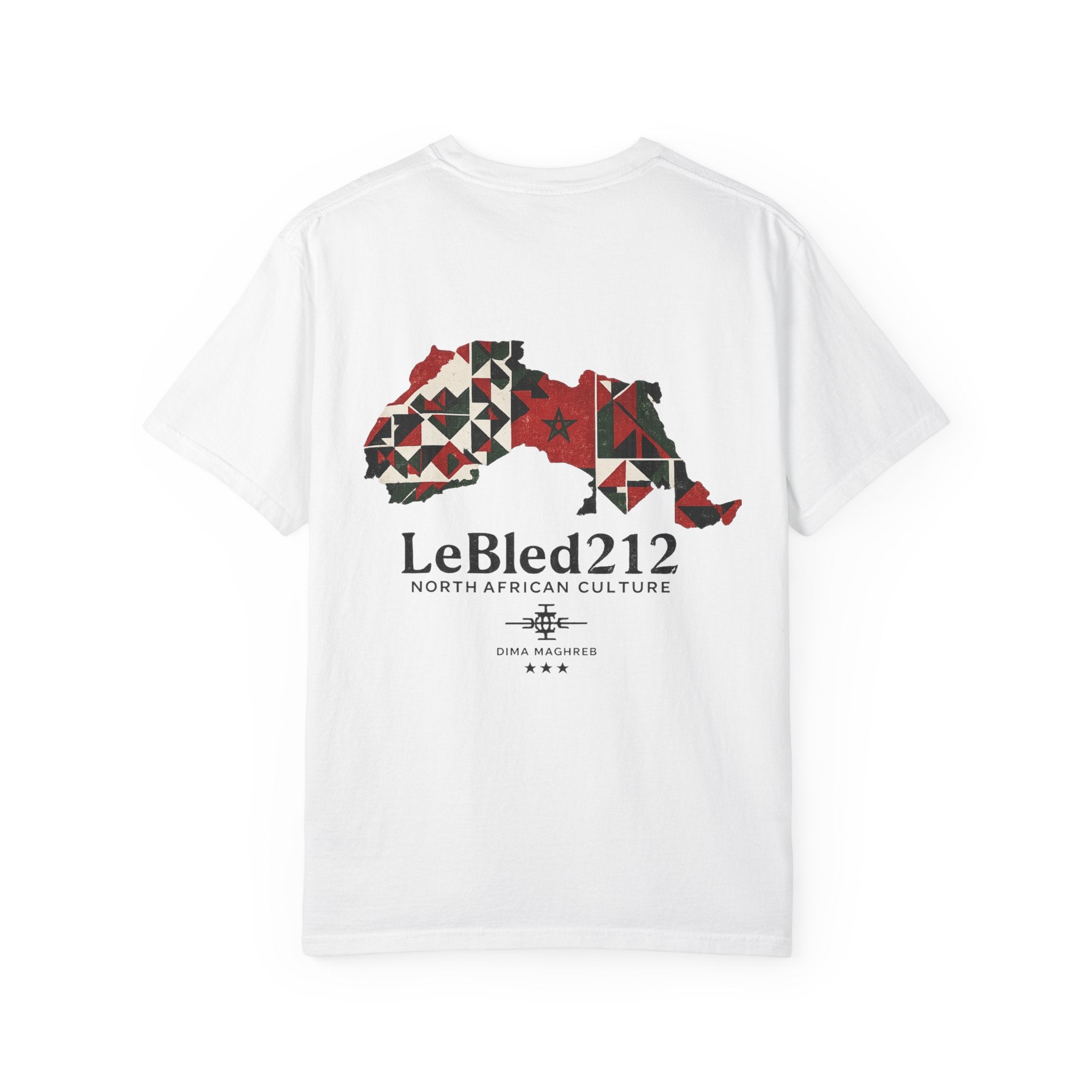 LeBled 212 Morocco Map T-Shirt