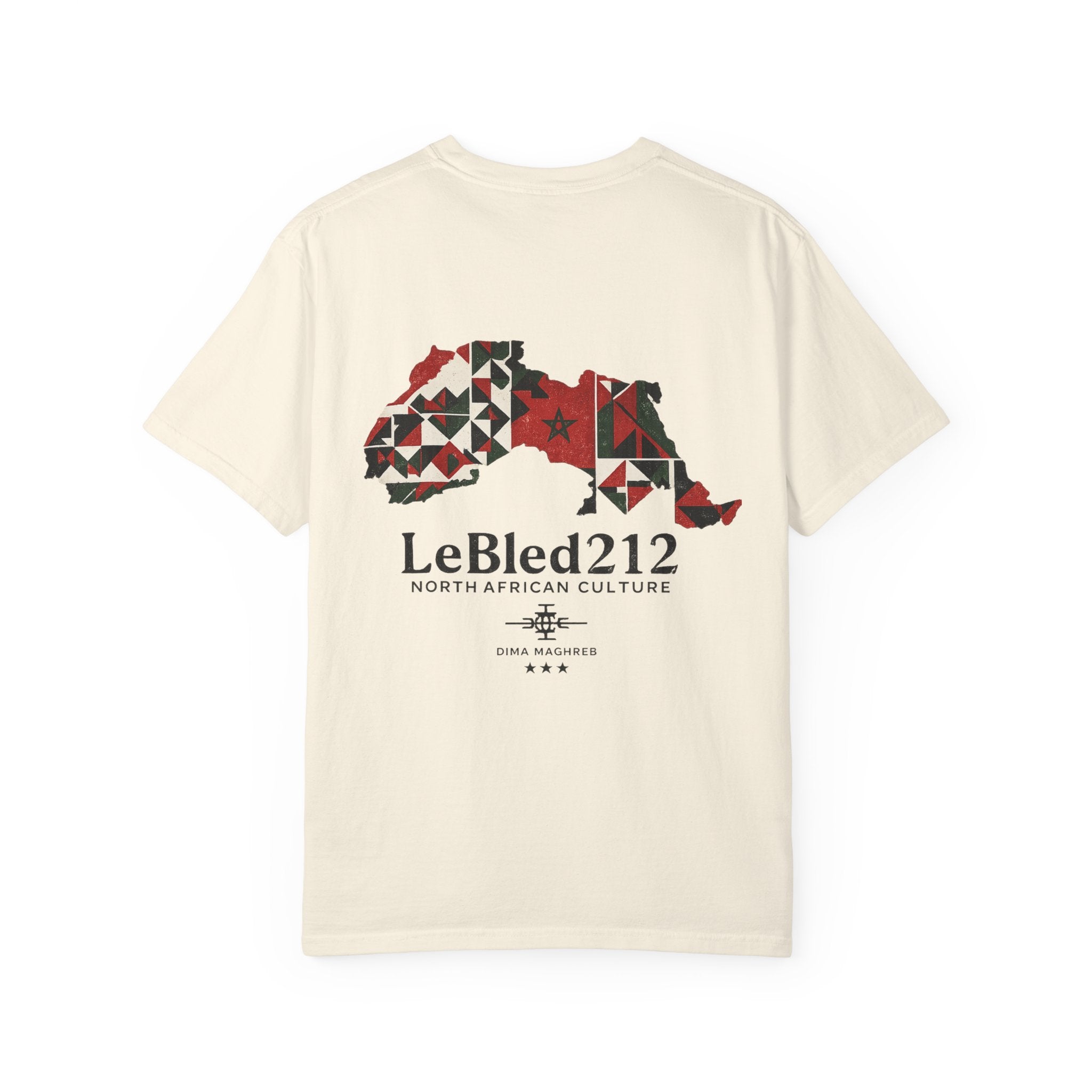LeBled 212 Morocco Map T-Shirt